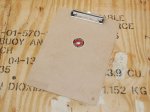 画像1: 米軍放出品 Officemate OIC Wood Clipboard クリップボード (1)