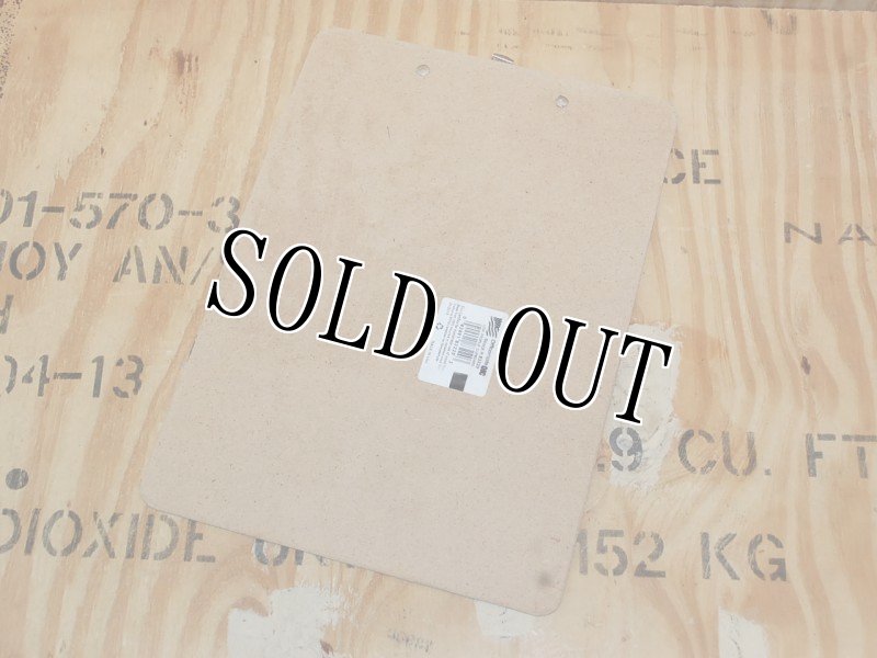 画像4: 米軍放出品 Officemate OIC Wood Clipboard クリップボード (4)