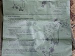 画像7: 米軍実物　 US INSTRUCTION SHEET M18A1 ANTIPERSONNEL MINE BAG  (7)