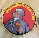 画像1: 米軍放出品 U.S MARINE PATCHES.COM ラバーワッペン  (1)