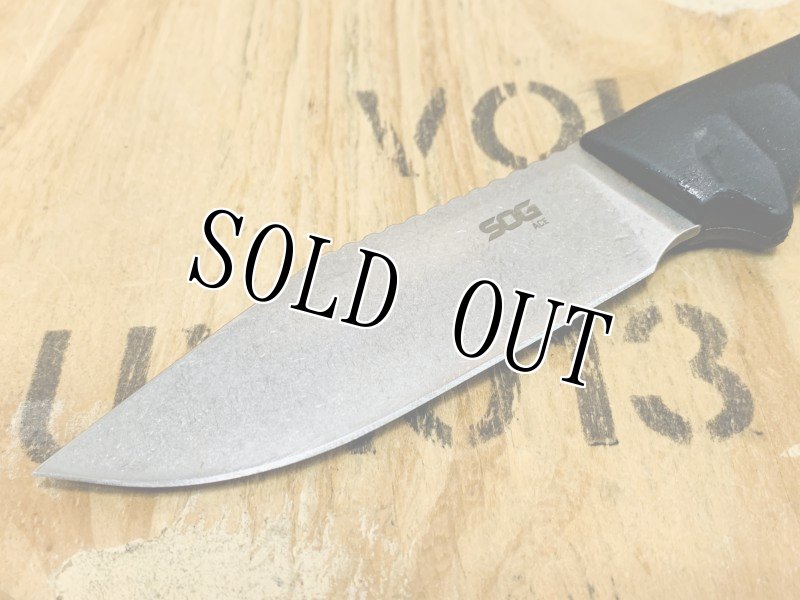 画像2: 米軍放出品 SOG Ace Clip Point Fixed ナイフ （SAW） 　アウトドア・サバイバル (2)