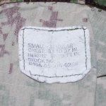 画像4: 米軍実物,US NAVY,　AOR2　NUW　迷彩ジャケット　TYPEIII　S-R (4)