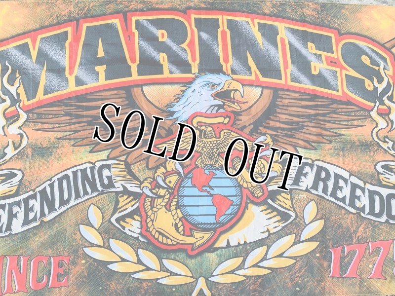 画像4: 米軍放出品 U.S.MARINE フラッグ 旗 FLAG  (4)