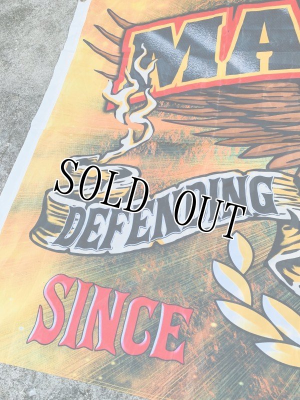 画像2: 米軍放出品 U.S.MARINE フラッグ 旗 FLAG  (2)