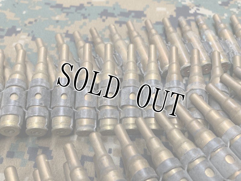 画像3: 米軍実物 空砲100連発　7.62mm ベルトリンクセット 薬莢 (3)