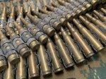 画像2: 米軍実物 空砲100連発　7.62mm ベルトリンクセット 薬莢 (2)