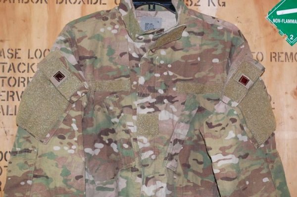 米軍実物 ARMY OCP ジャケット L-R FR 難燃 マルチカム 201 US 米軍実物 Army BDU フィールドジャケット OEF-CP マルチカム