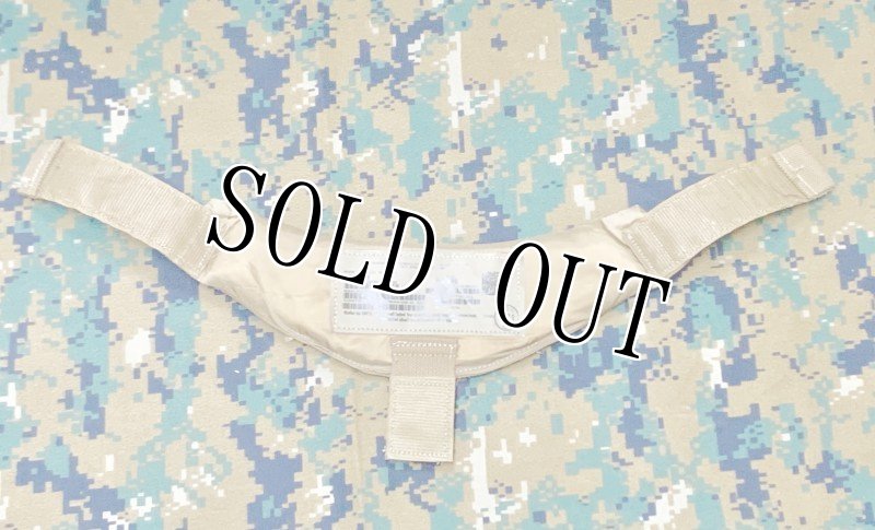 画像2: 希少!!米軍実物 IMTV   スロートガードプロテクター 喉 コヨーテ (2)