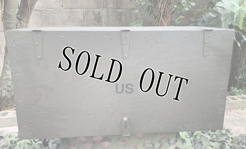 画像7: 米軍実物 FOOT LOCKER TRUNK ミリタリー OD BOX  (7)