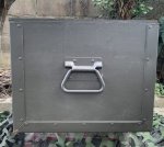 画像4: 米軍実物 FOOT LOCKER TRUNK ミリタリー　OD BOX  (4)