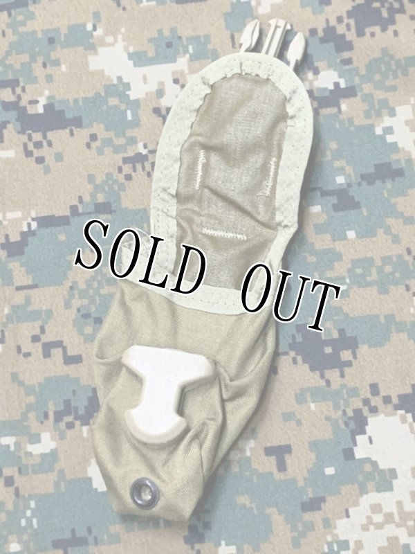 画像4:  海兵隊実物　フラッシュバン ポーチ 500D  EAGLE カーキ  RECON／MARSOC ／SARC (4)