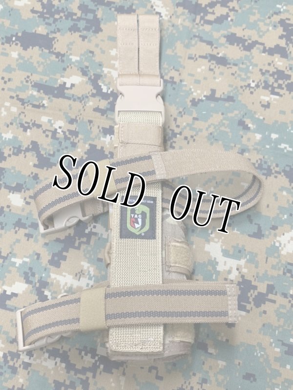 画像5: 米軍放出品 TAG社製 ユニバーサル   レッグホルスター マルチカム 右用 (5)