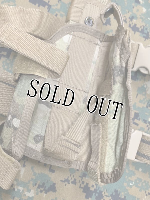 画像3: 米軍放出品 TAG社製 ユニバーサル   レッグホルスター マルチカム 右用 (3)