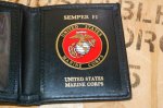 画像3: 米軍放出品 U.S.MARINE ID/クレジットカード レザー ホルダー (3)