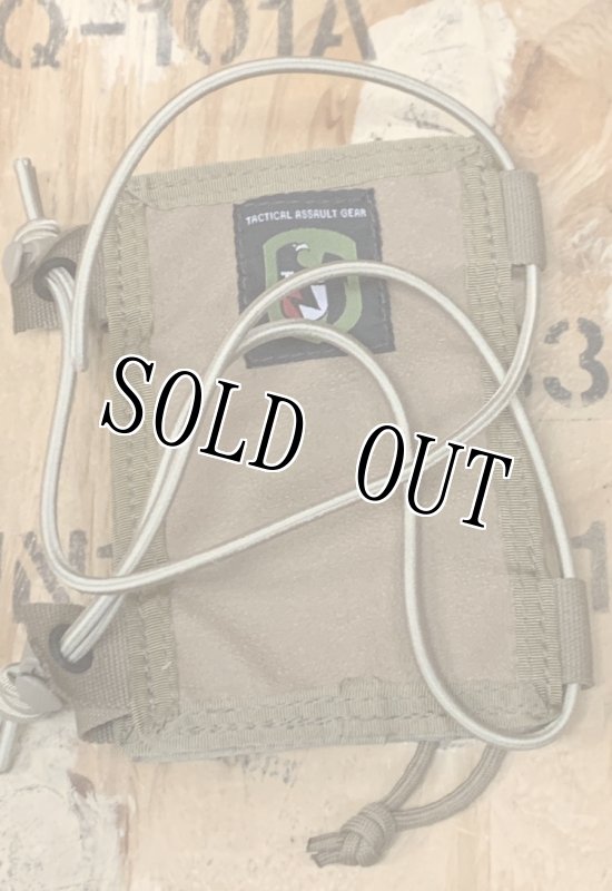 画像3: 海兵隊放出品 TAG - Tactical Arm Band  Tactical Assault Gear コヨーテ (3)