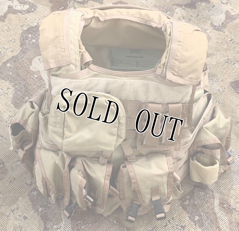 画像3: 希少!米軍実物 PRE-MSA PARACLETE RAV PLATE CARRIER デザートタン (3)