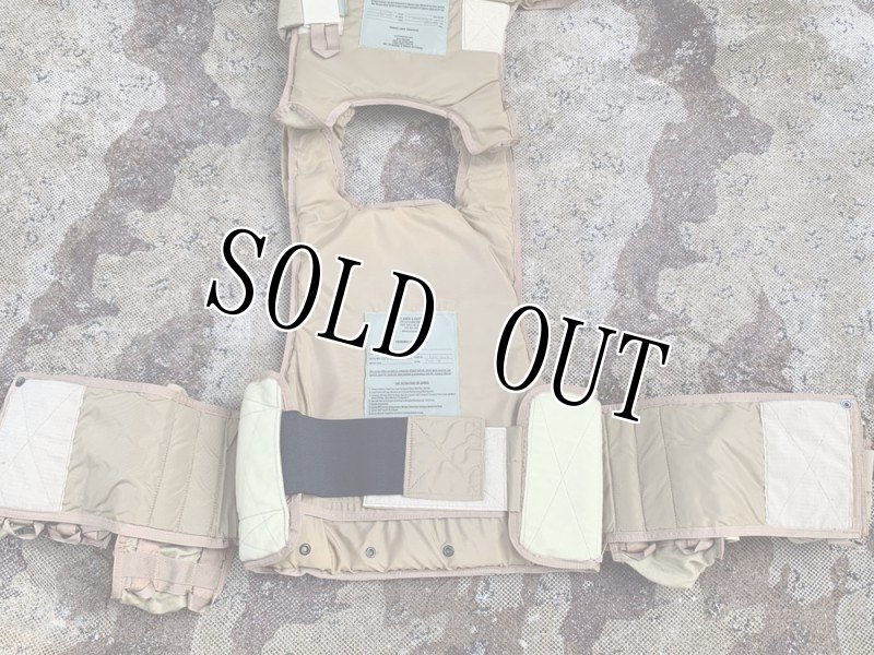 画像11: 希少!米軍実物 PRE-MSA PARACLETE RAV PLATE CARRIER デザートタン (11)