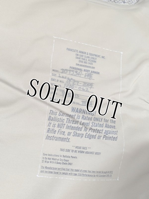 画像20: 希少!米軍実物 PRE-MSA PARACLETE RAV PLATE CARRIER デザートタン (20)