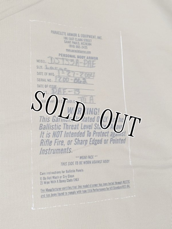 画像19: 希少!米軍実物 PRE-MSA PARACLETE RAV PLATE CARRIER デザートタン (19)