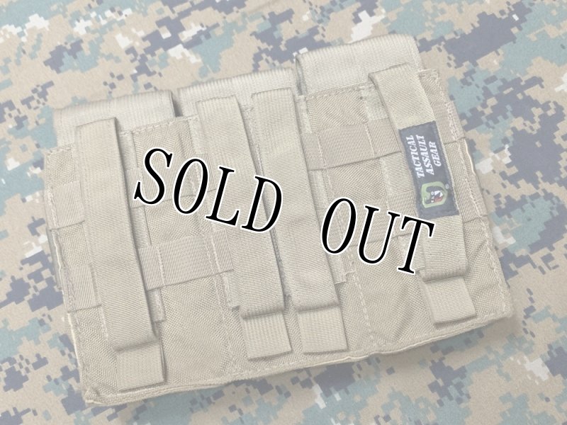 画像3: 米軍放出品 TACTICAL ASSAULT GEAR  M4/M-16 Mag Pouch - Six MAg (3)