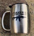 画像1: 米軍放出品 BLACK RIFLE COFFEE COMPANY    ステンレス マグカップ (1)