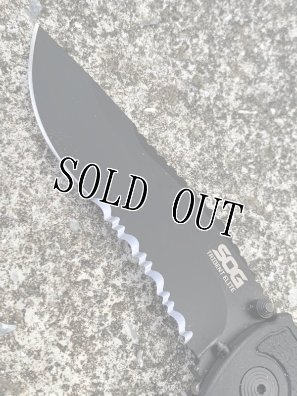 画像2: 米軍放出品  SOG Trident Elite   タクティカル ナイフ (2)