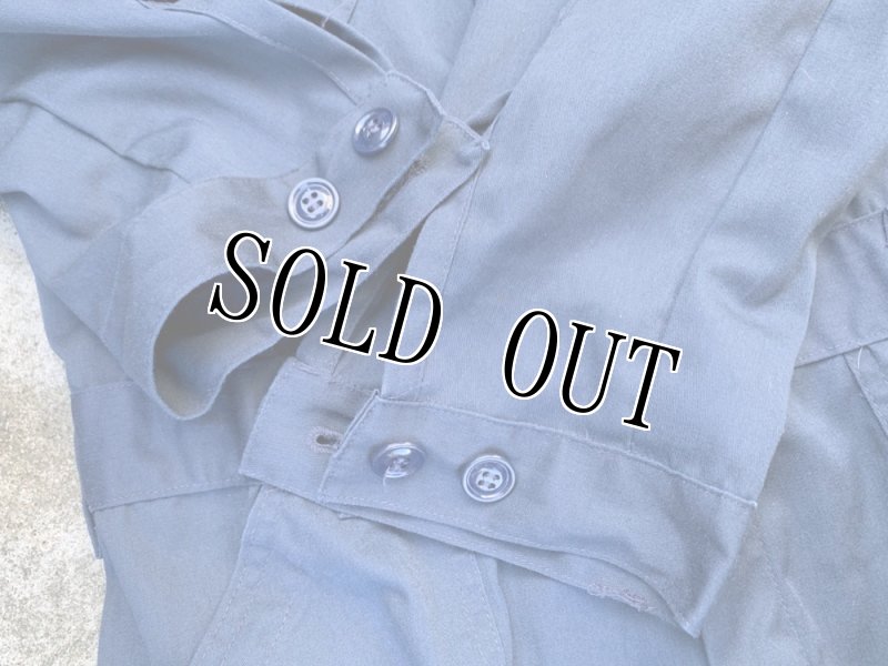 画像9: 米軍実物 US NAVY カバーオール/つなぎ 40L 紺  (9)