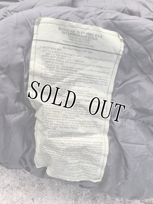 画像5: 米軍実物 モジュラースリーピングバッグ 3点セット (5)