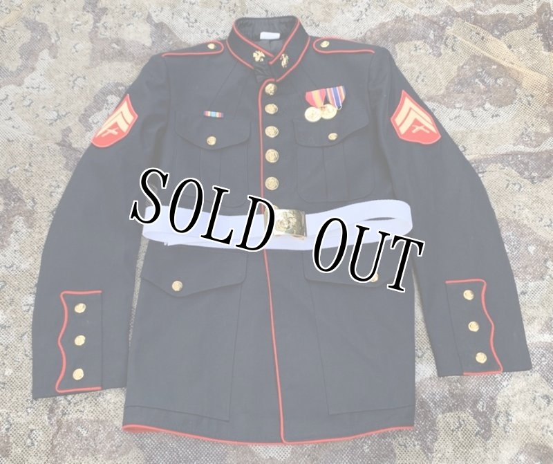 画像3: 米海兵隊実物 USMC ブルードレス 42S  (3)