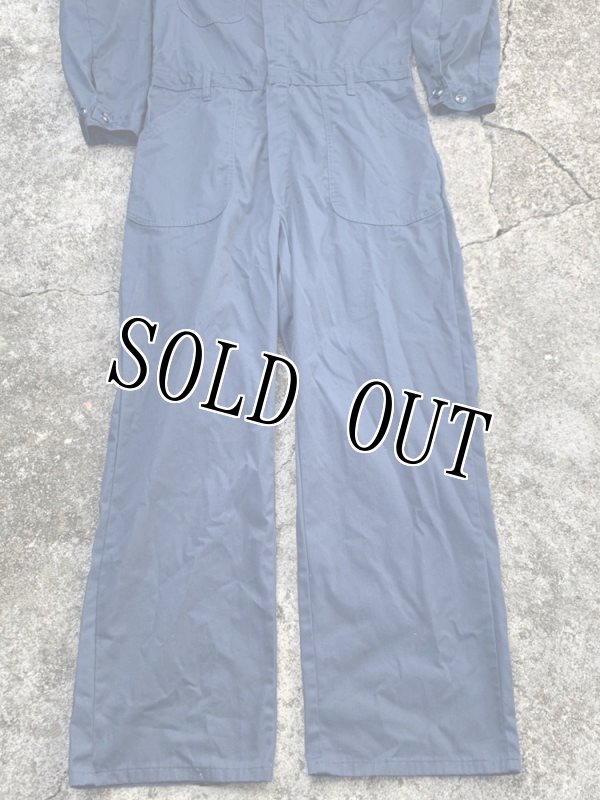 画像3: 米軍実物 US NAVY カバーオール/つなぎ　42XL　紺  (3)