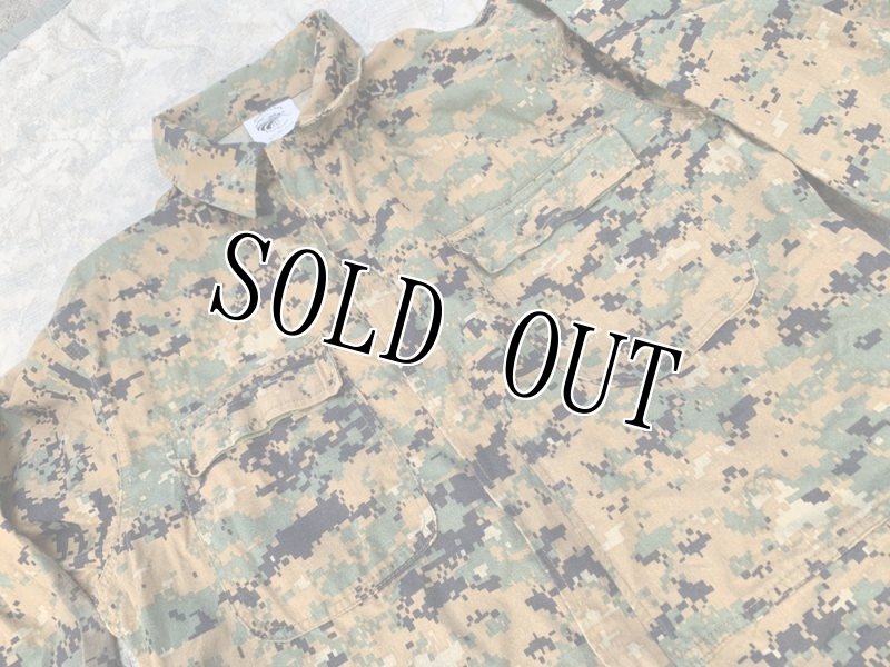 画像2: 米軍放出品,ウッドランド ピクセル 　カバーオール　LARGE (2)