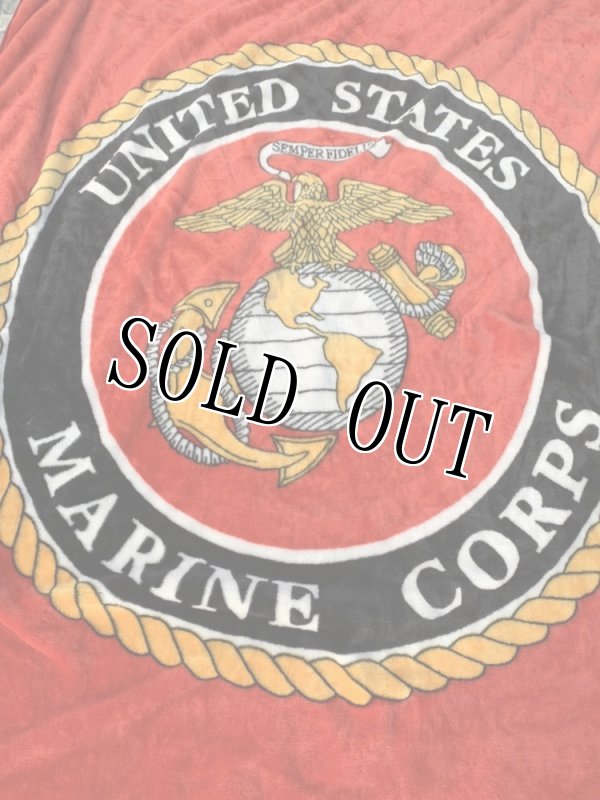 画像2: 米軍放出品 US MARINES ブランケット (2)