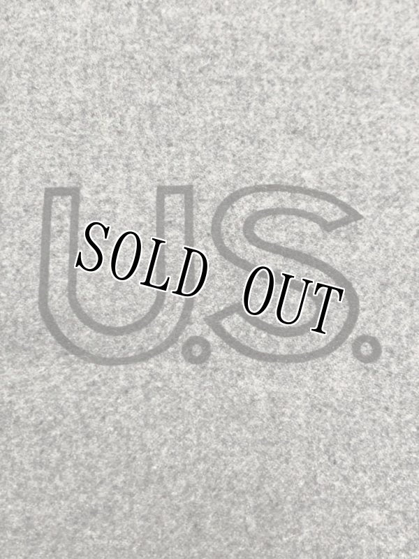 画像2: 米軍実物 U.S.NAVY ウール ブランケット グレー (2)