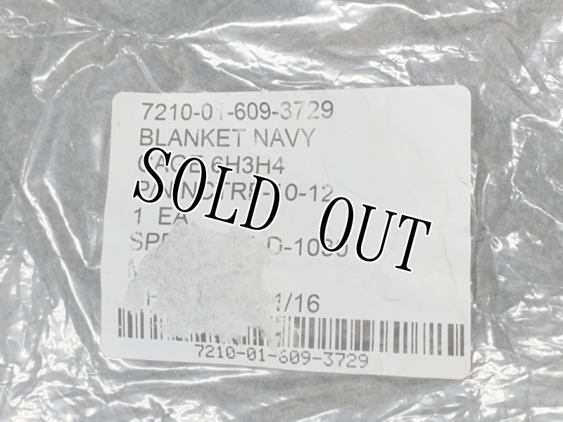 画像6: 米軍実物 U.S.NAVY ウール ブランケット グレー (6)