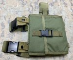 画像1: 米軍実物 S.O.TECH Shock Tube Dispenser Kit  レッグ マウント OD (1)