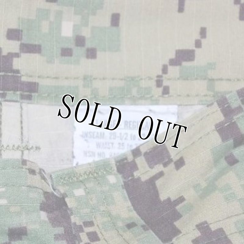 画像7: 米軍実物,US NAVY, AOR2 NUW 迷彩パンツ TYPEIII L-R (7)