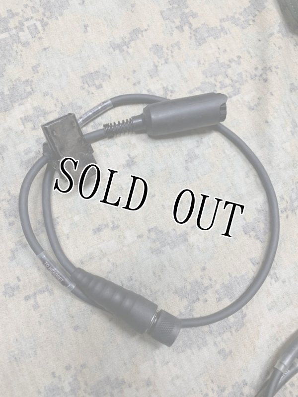 画像12: 米軍実物  ヘッドセット 10ピン マリタイムコネクター  (12)