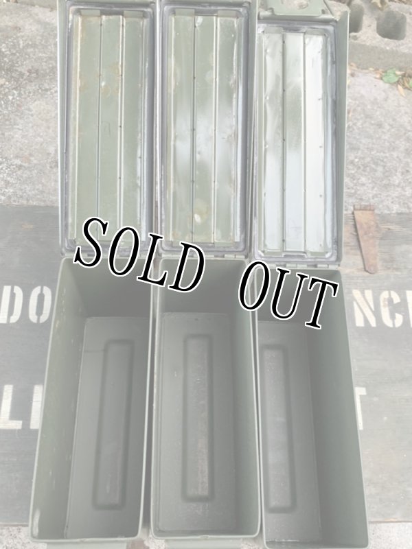 画像4: 米軍実物 AMMO BOX 弾薬ケース ツール ボックス (4)