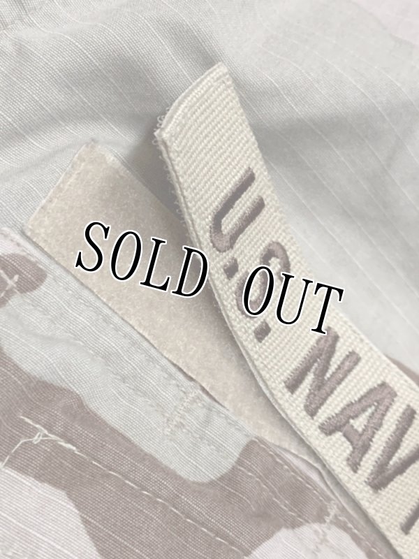 画像11: 米軍実物 US NAVY デザート3C 迷彩 カスタム ジャケット L-R (11)