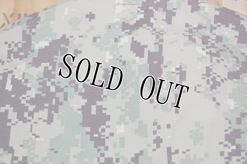 画像5: 米軍実物,US NAVY, AOR2 NUW 迷彩ジャケット TYPEIII S-S (5)