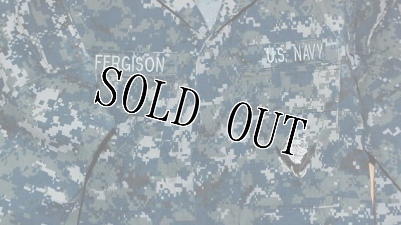 画像2: 米軍軍実物 US NAVY, 迷彩ジャケット M-REGULAR (2)