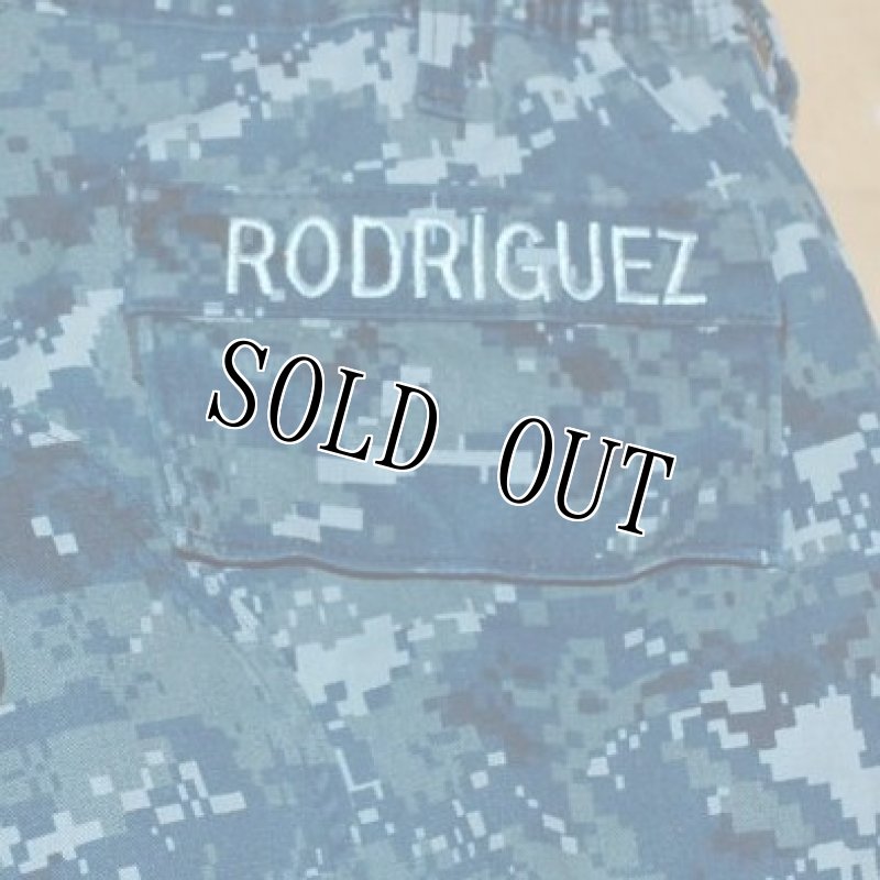 画像3: 米軍実物　US NAVY,　迷彩パンツ 　M-SHORT (3)