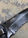 画像4: 米軍放出品MARINES THE FEW THE PROUD M-1013    USA DESIGN Spring Asst Blade Folding ナイフ (4)