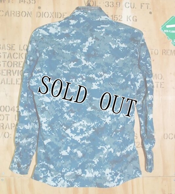 画像3: 米軍軍実物　US NAVY,　迷彩ジャケット　XS-XS (3)