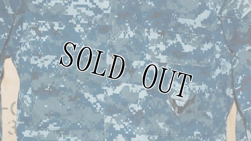 画像2: 米軍軍実物　US NAVY,　迷彩ジャケット　XS-XS (2)