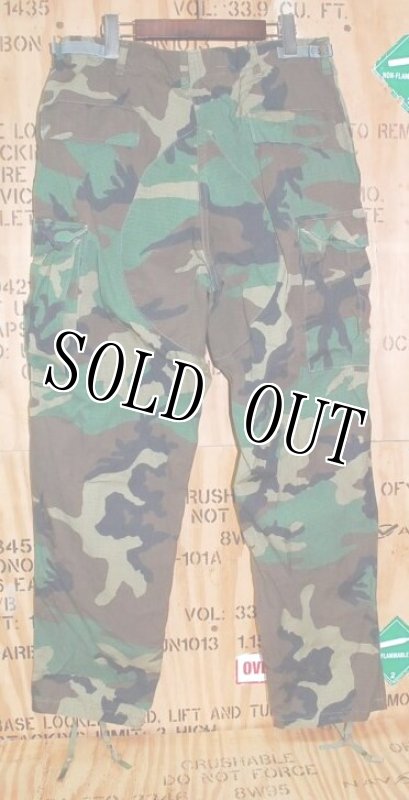 画像2: 米軍実物,ウッドカモ　迷彩パンツ　L-LONG (2)