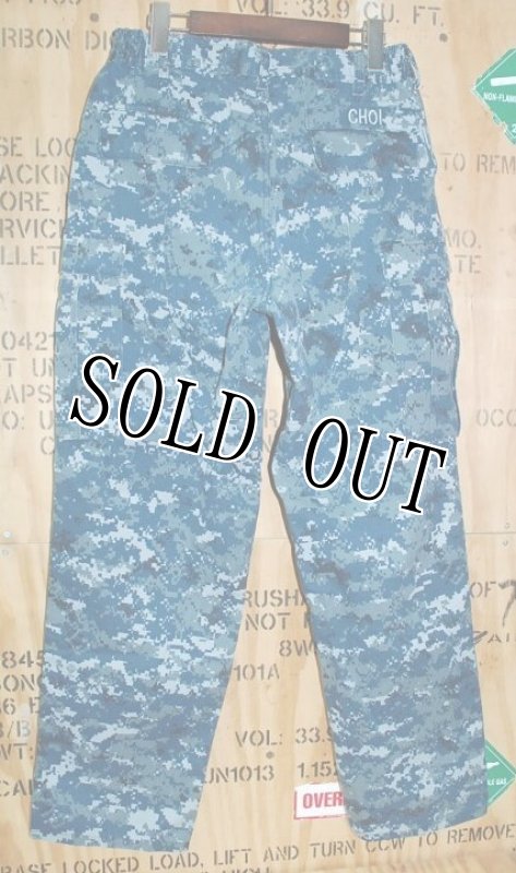 画像2: 米軍実物 US NAVY, 迷彩パンツ  M-REGULAR (2)