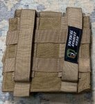 画像3: 米軍放出品 TACTICAL ASSAULT GEAR ピストルマガジンポーチ3連   (3)