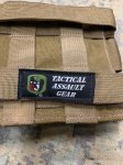 画像4: 米軍放出品 TACTICAL ASSAULT GEAR ピストルマガジンポーチ3連   (4)