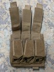 画像2: 米軍放出品 TACTICAL ASSAULT GEAR ピストルマガジンポーチ3連   (2)